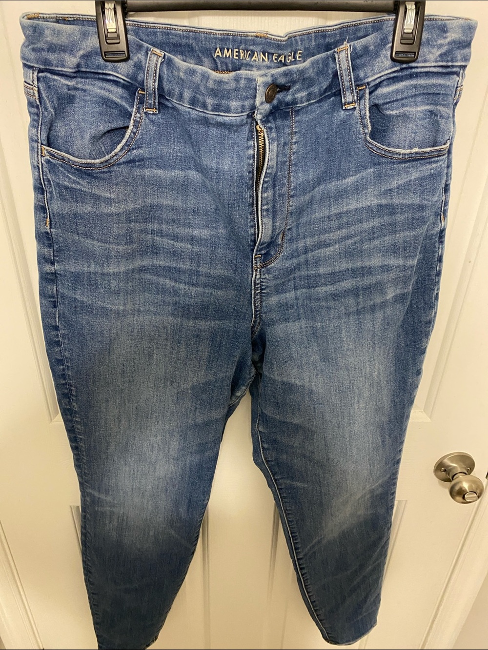 American Eagle Outfitters Denim Jeans Jegging Curvy Stretch High Rise 18 Women